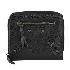 Balenciaga Classic Bi fold Wallet Black